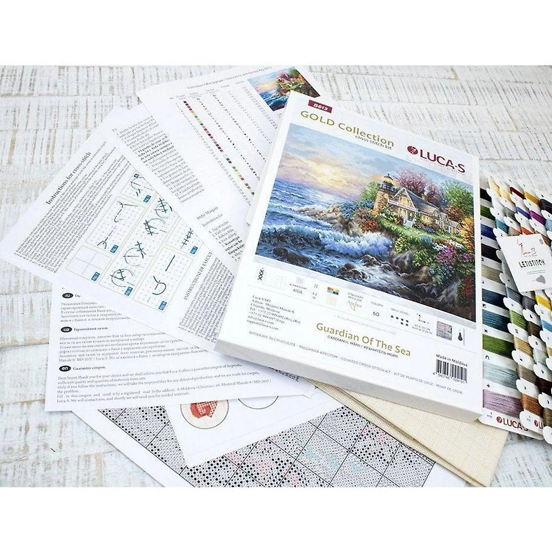 Luca-s Guardian Of The Sea Counted Cross Stitch Kit