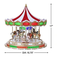 Mr. Christmas 17" RGB Light Show Carousel