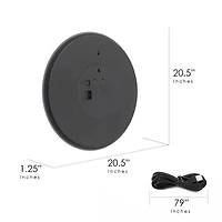 Head West LED Vanity Touch Sensor Circular Wall Mirror