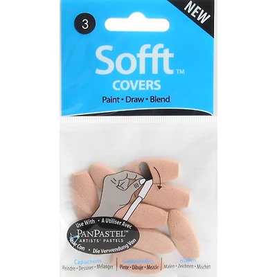PanPastel™ Sofft® Tools, No. 3 Oval Covers, 10ct.