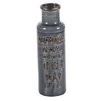 Brown Ceramic Farmhouse Vase Set