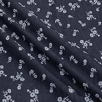 Fabric Merchants Chambray Floral Cotton Fabric