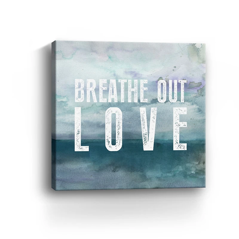 Breath Love Canvas Giclee