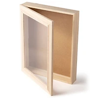 11.7" x 15" Hinged Wood Shadow Box by Make Market®