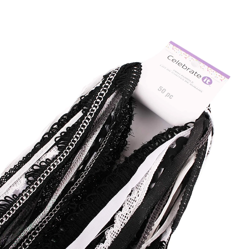 Black & White Scrap Trim Bundle by Celebrate It™