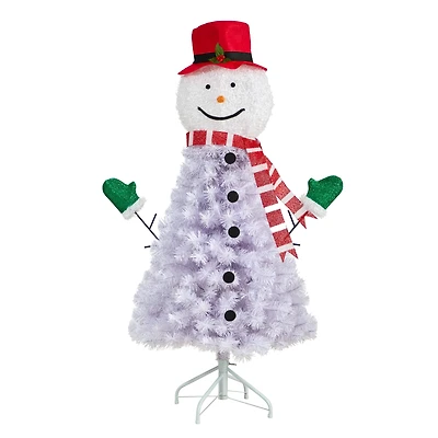 4ft. Unlit Snowman Artificial Christmas Tree