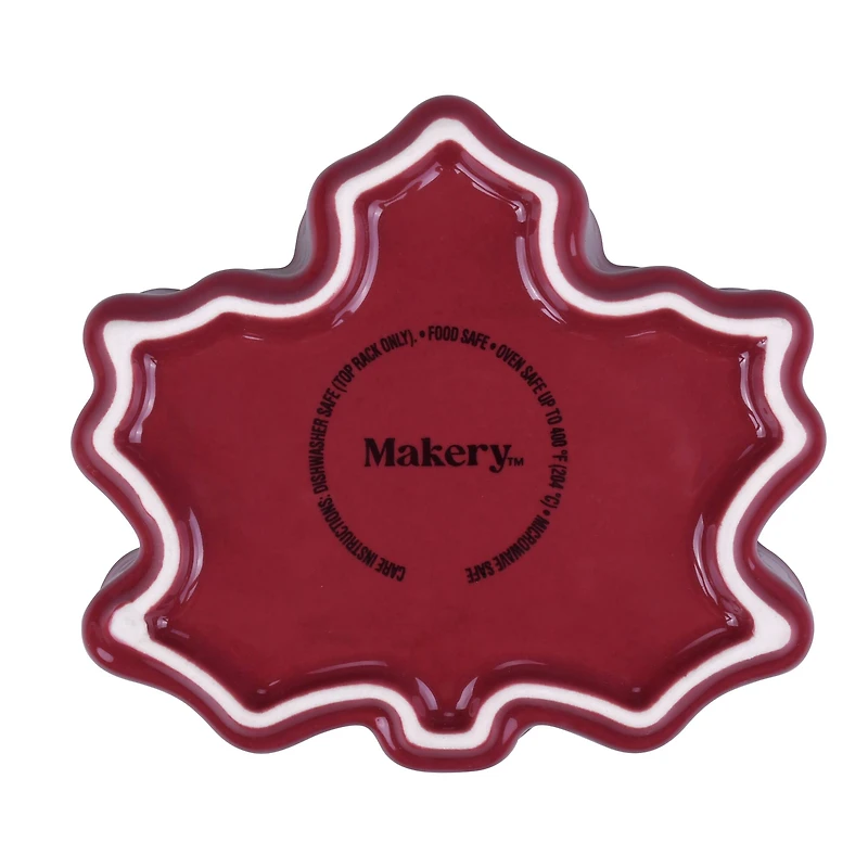 5" Burgundy Ceramic Ramekin by Makery™