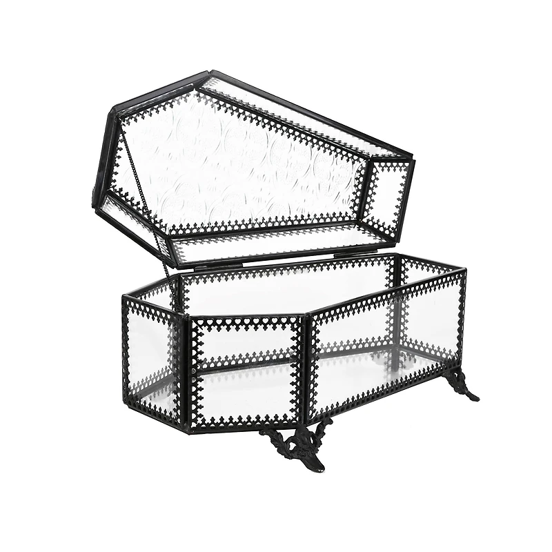 8" Etched Glass Coffin by Ashland®