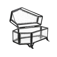 8" Etched Glass Coffin by Ashland®