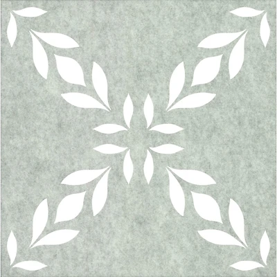 RoomMates White Botanical Trellis Acoustical Peel & Stick Tiles