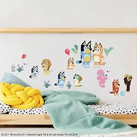 RoomMates Bluey Family and Friends Wall Decals