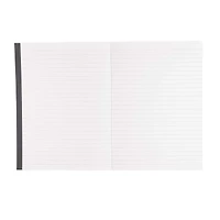 Fabriano® EcoQua Plus A5 Lined Gray Glue-Bound Notebook