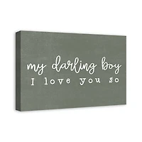 My Darling Boy 24" x 16" Canvas Wall Art