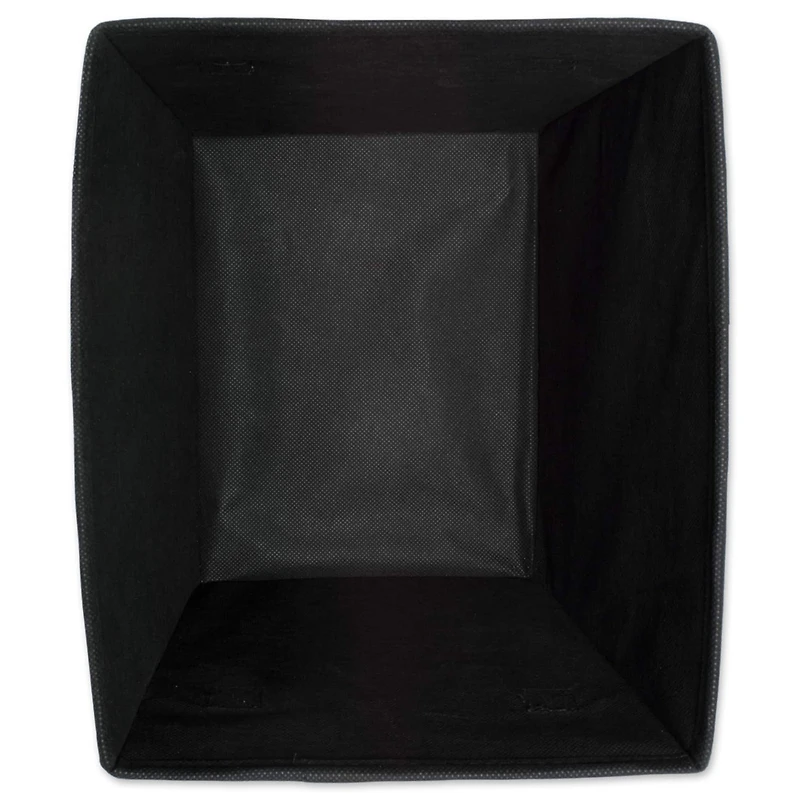 DII® Medium Black Trapezoid Laundry Bin Set, 3ct.