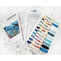 LetiStitch Underwater Ballet Counted Cross Stitch Kit