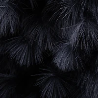 6ft. Artificial Halloween Black Pampas Grass Christmas Tree