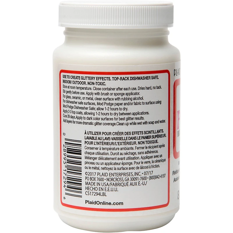 12 Pack: Mod Podge® Hologram Mega Glitter Waterbased Top Coat Finish