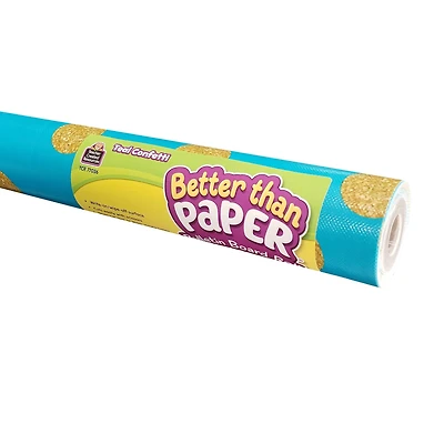 Teacher Created Resources Better Than Paper® Teal Confetti Bulletin Board Roll, 4ct.