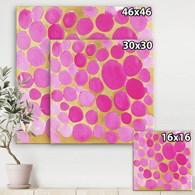 Designart - Pink Pebbles