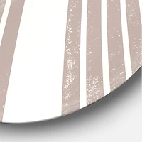 Designart - Abstract Rainbow Sun and Moon In Earth Tones I