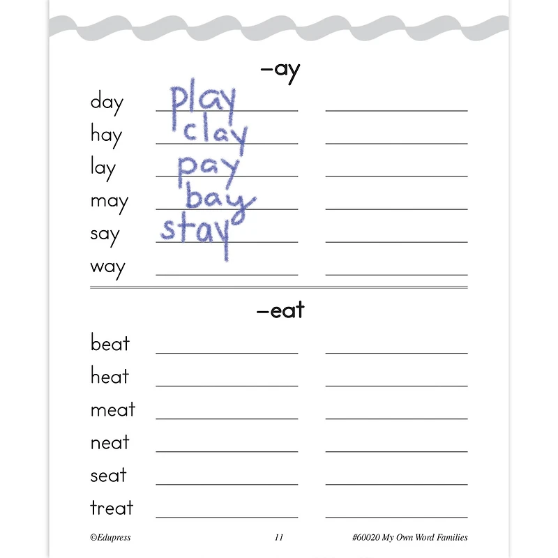 Teacher Created Resources® My Own Books: My Word Families Books, 25ct.