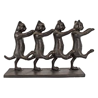 Design Toscano 7" Chorus Line Cats Cast Iron Statue