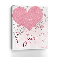 Sparkling Love Canvas Giclee