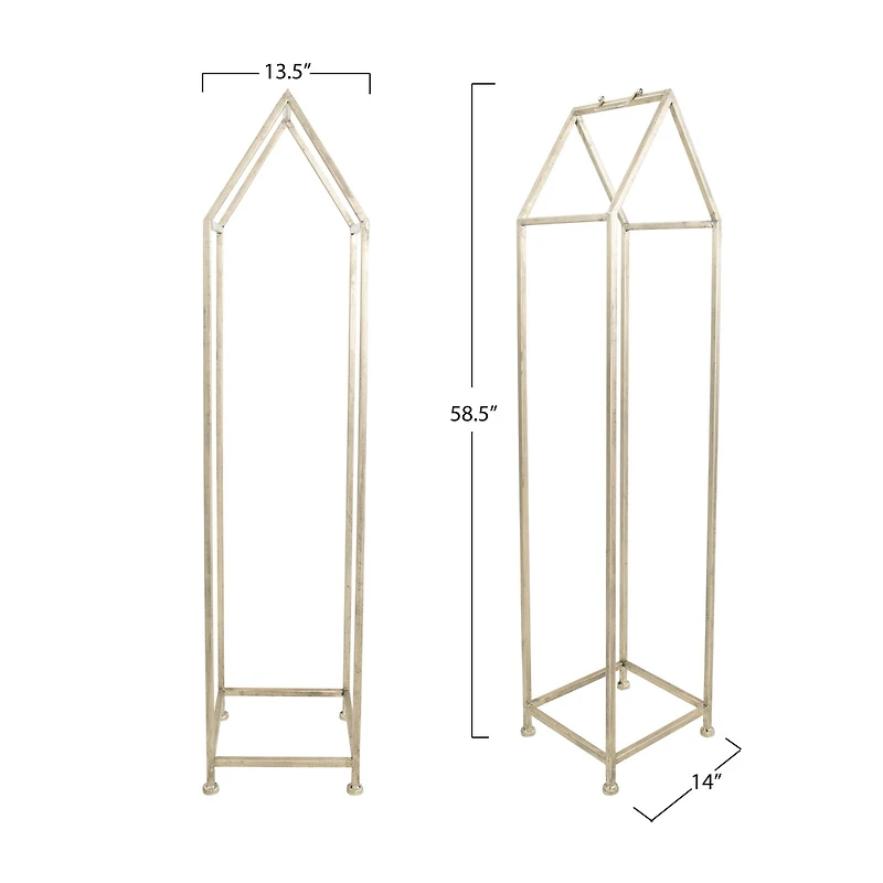 Hello Honey® 55.8" Metal Firewood Rack
