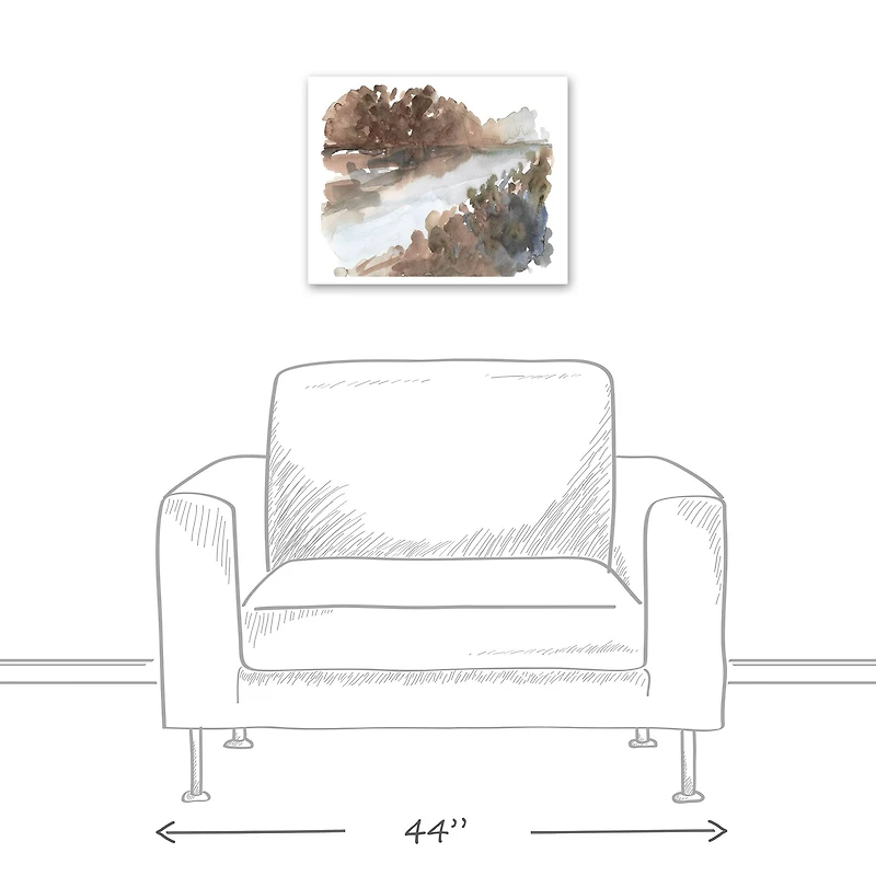 Organic Landscape 20" x 16" Canvas Wall Art