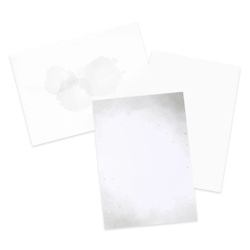 Gold Stars Flat Cards & Envelopes by Recollections™, 5" x 7"