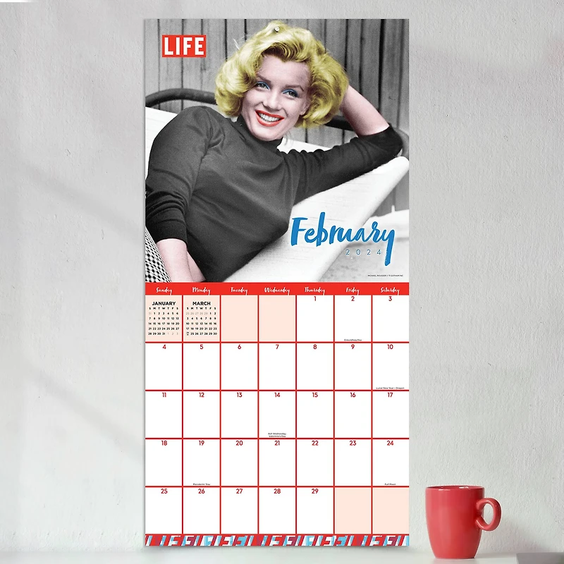 TF Publishing 2024 Marilyn Monroe Wall Calendar