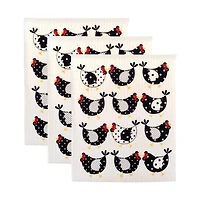 DII® Chickens Swedish Dishcloth, 3ct.