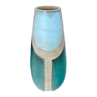 Hello Honey® 13" Terracotta Vase with Hand-Painted Design
