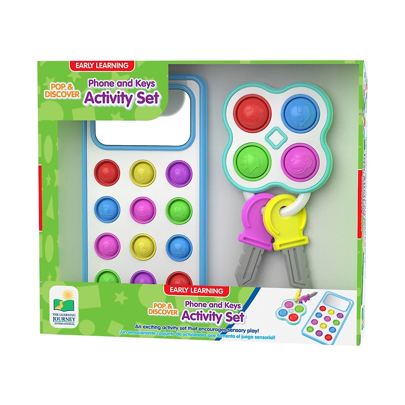 Early Learning - Pop & Discover Phone and Keys Activity Set