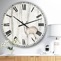 Designart A Woodland Walk Into The Forest I Traditional Wall Clock