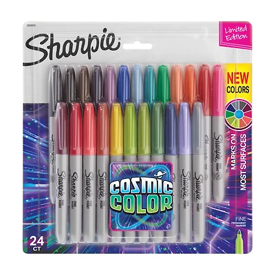 Sharpie® Fine Point 24 Cosmic Color Permanent Marker Set