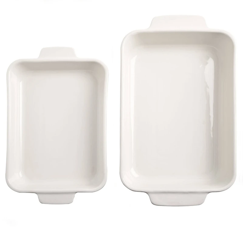 Martha Stewart 2-Piece Ceramic Baker Set