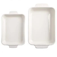 Martha Stewart 2-Piece Ceramic Baker Set