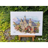 Merejka Neuschwanstein Castle Counted Cross Stitch Kit