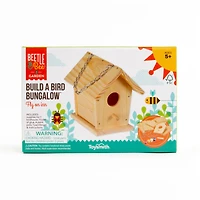 Toysmith Beetle & Bee Build a Bird Bungalow™ DIY Birdhouse Activity Kit