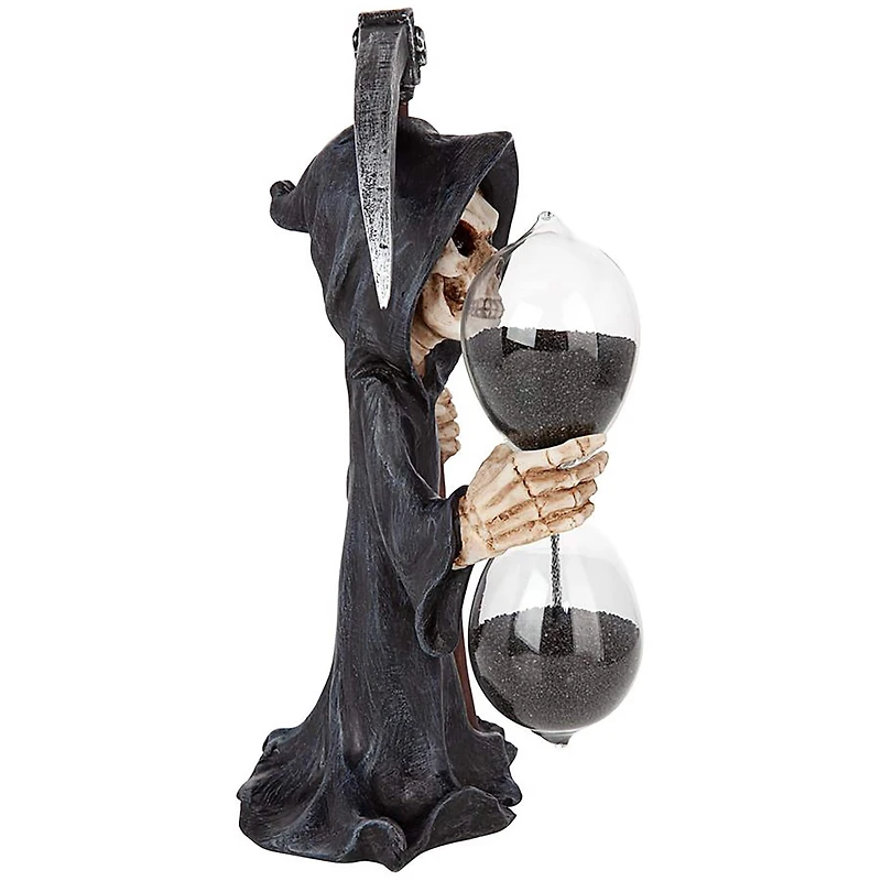 Design Toscano 8" Grim Reaper Time is Up Sand Timer Hourglass Statue