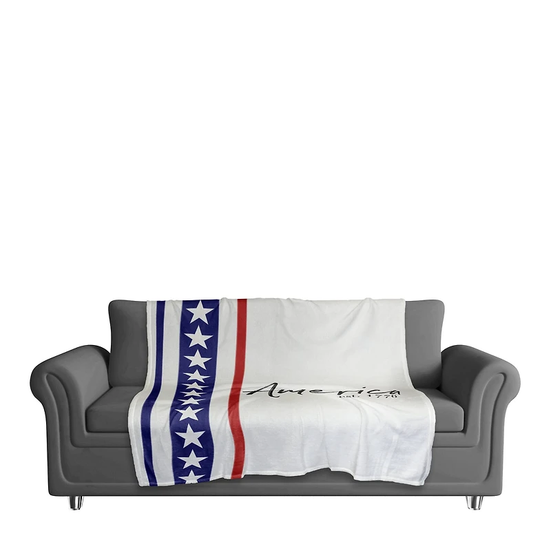 Established 1776 Coral Fleece Blanket
