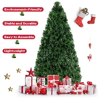Costway 6ft. Fiber Optic Artificial Christmas Tree, LED Lights