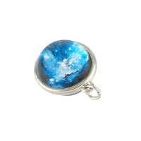 Blue Galaxy Sphere Pendant by Bead Landing™