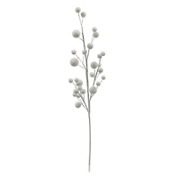 32" White Glitter Berry Stem by Ashland®