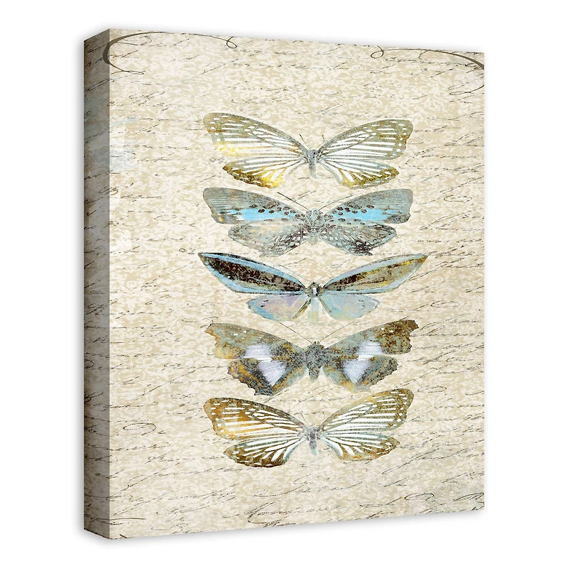 Rustic Butterflies 16" x 20" Canvas Wall Art
