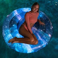 PoolCandy 60" Illuminated Galaxy LED Jumbo Island Butterfly Nebula Float