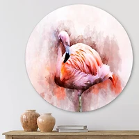 Designart - Portrait of Pink Flamingo III