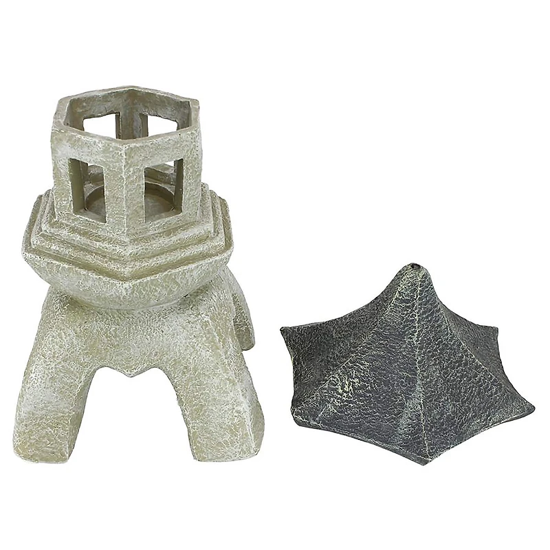 Design Toscano® 17.5" Large Pagoda Lantern Sculpture