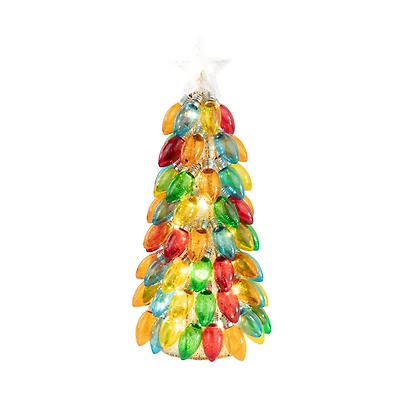 Mr. Christmas 18" Multicolor Retro C9 Bulb Tree 